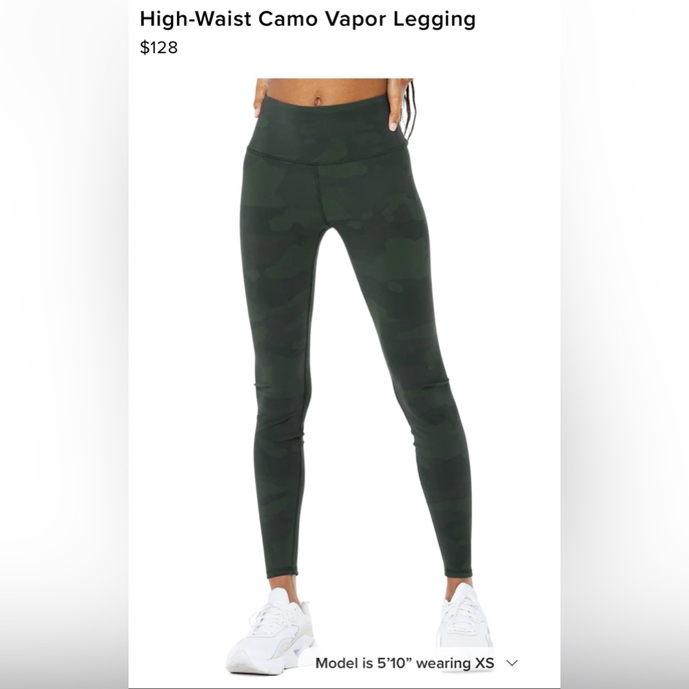 Alo High-Waist Camo Vapor Legging